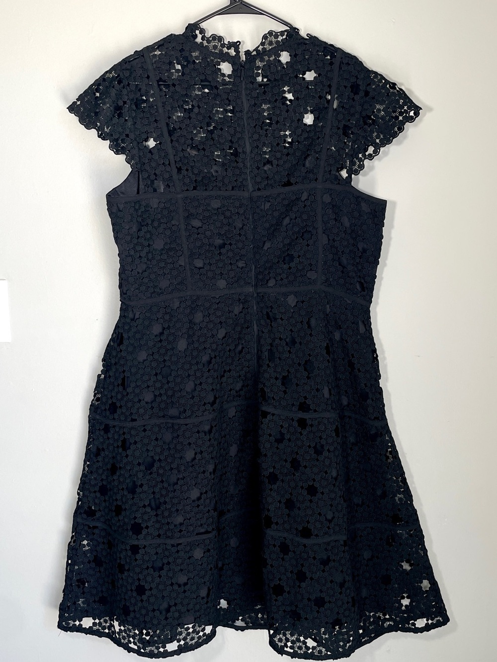 City Chic Black Lace Fit & Flare Dress Romantic Goth Chic - Picture 3 of 10